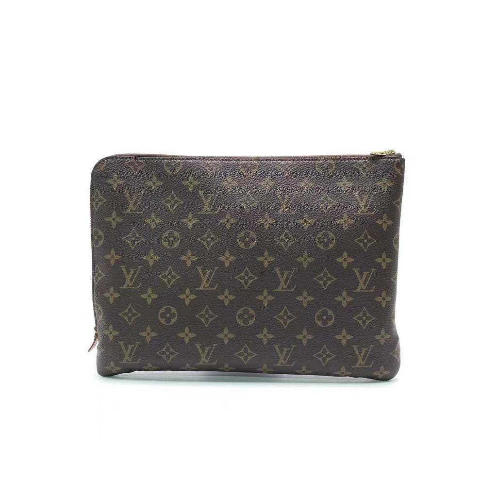 Sold Louis Vuitton Pochette Jour GM Travel Document Bag Brown Monogram