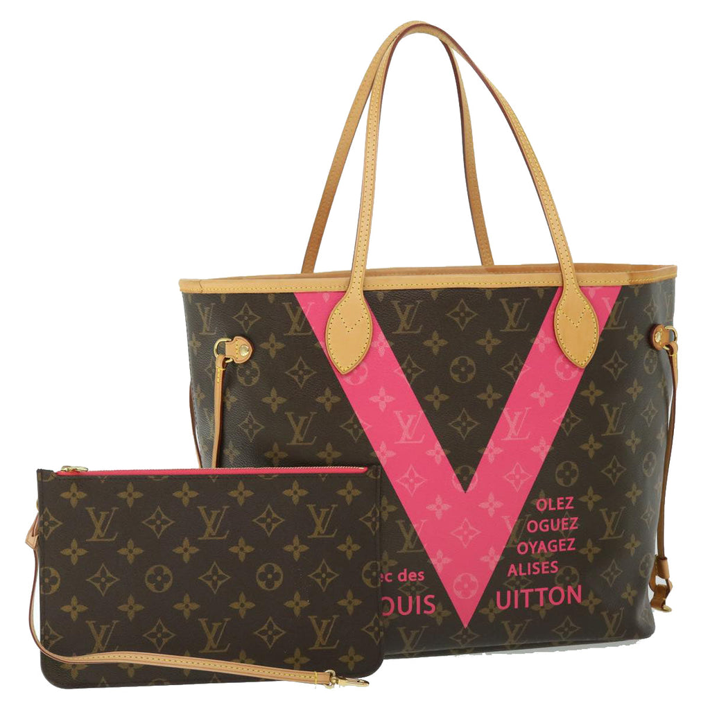 LOUIS VUITTON Monogram Neverfull MM Tote Bag Grenard M41602 LV 51265AV