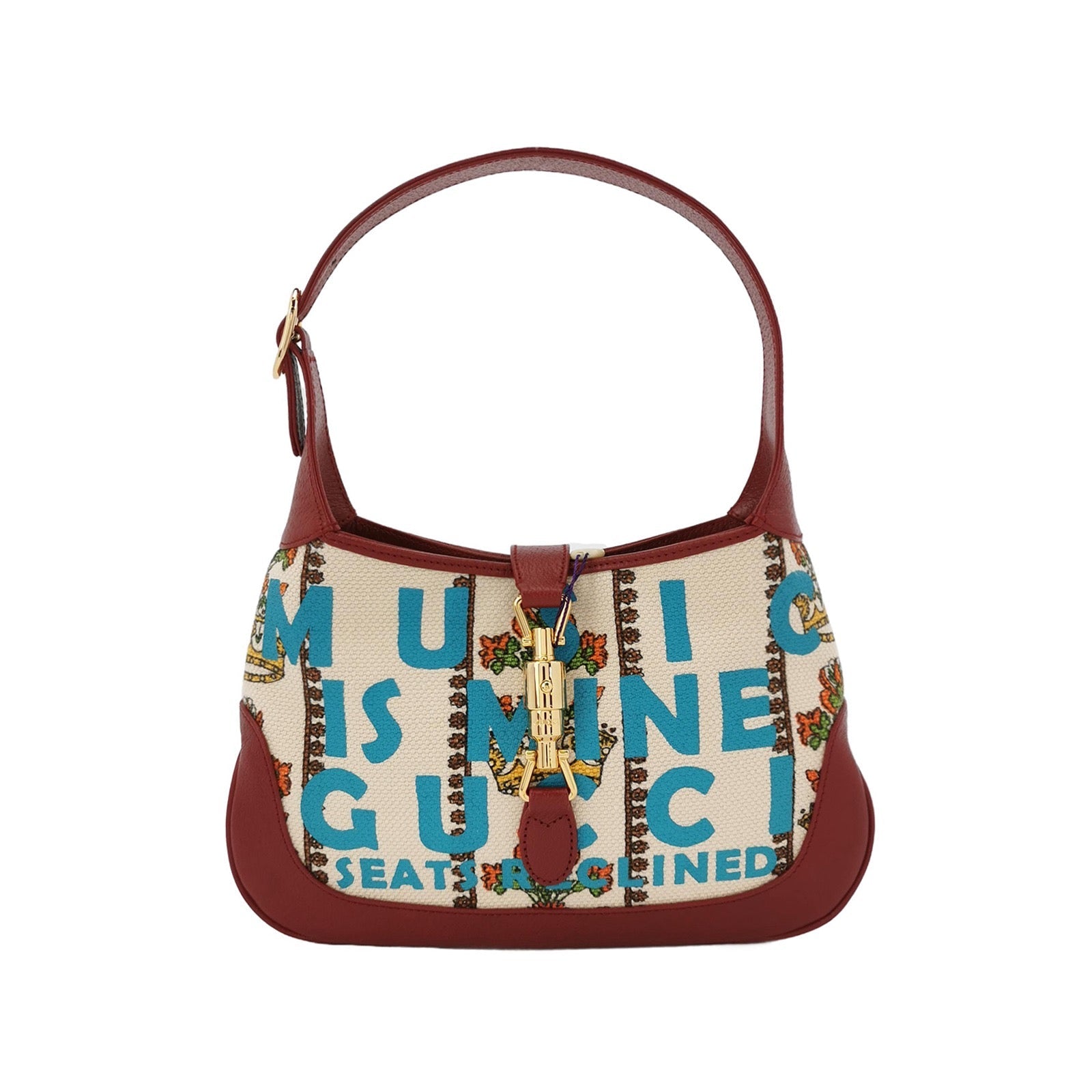 Gucci Jackie 1961 Centennial 100 Year Special Edition Burgundy Leather with Canvas