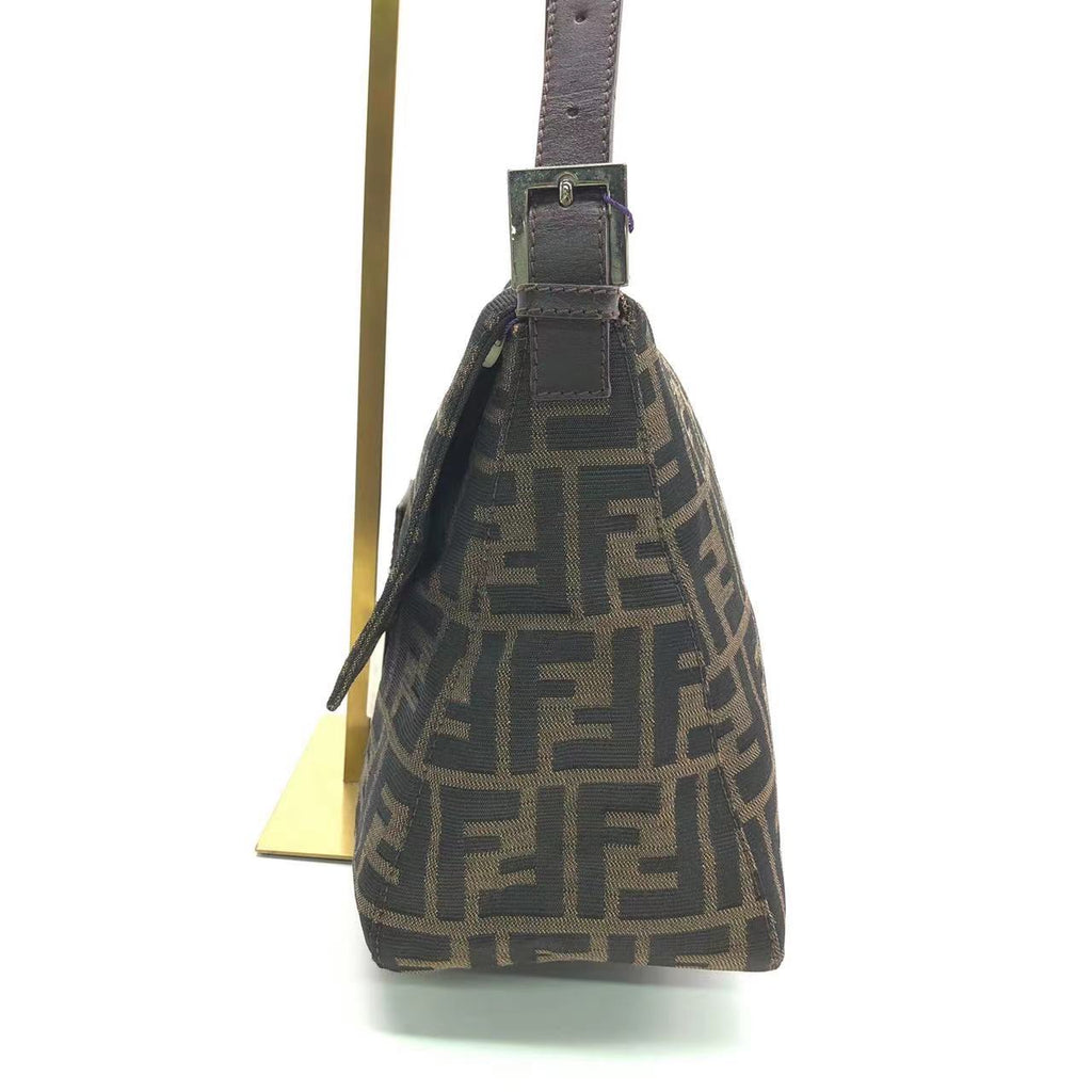 Fendi Mamma Baguette Brown Classic Zucca Monogram