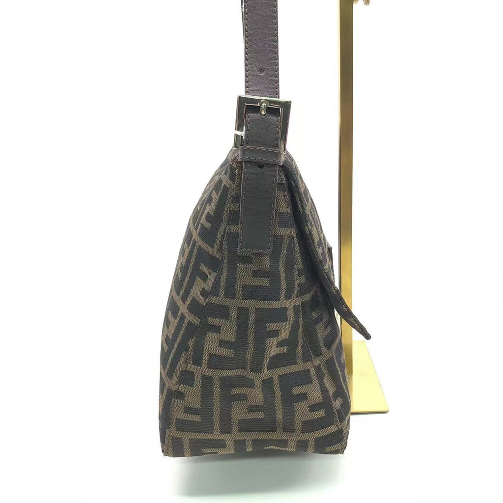 Fendi Mamma Baguette Brown Classic Zucca Monogram