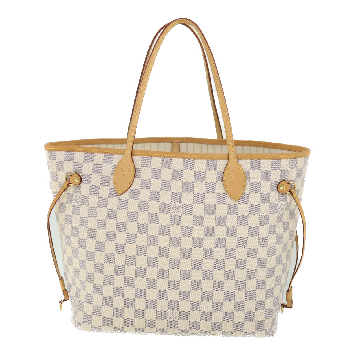LOUIS VUITTON Damier Azur Neverfull MM Tote Bag N41605 LV 54291SAV