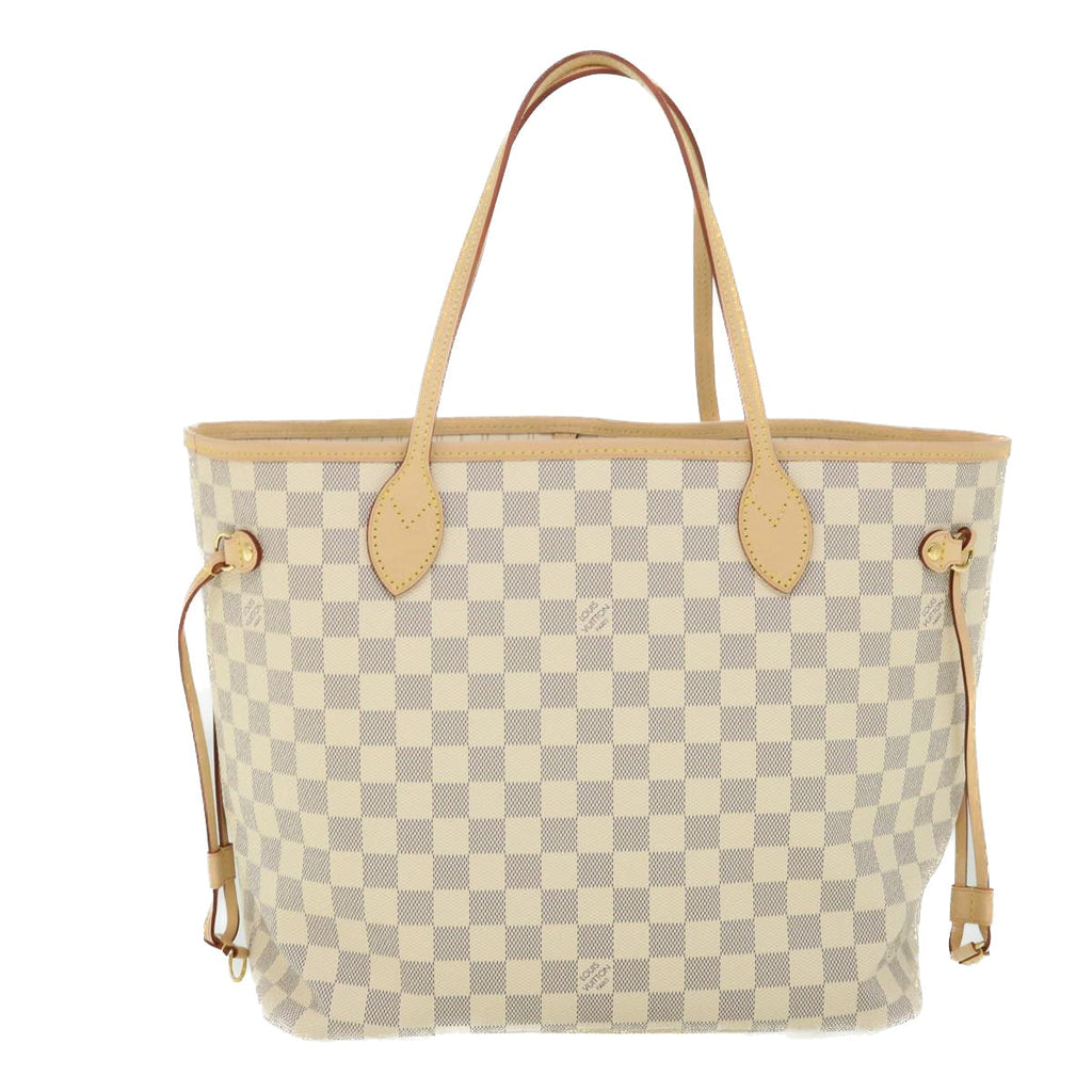 LOUIS VUITTON Damier Azur Neverfull MM Tote Bag N41605 LV 54444SAV