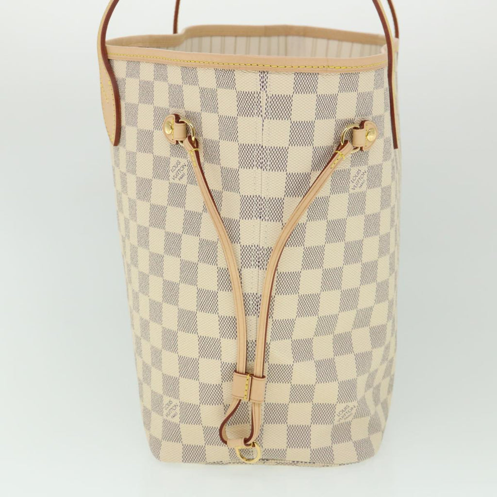 LOUIS VUITTON Damier Azur Neverfull MM Tote Bag N41605 LV 54444SAV