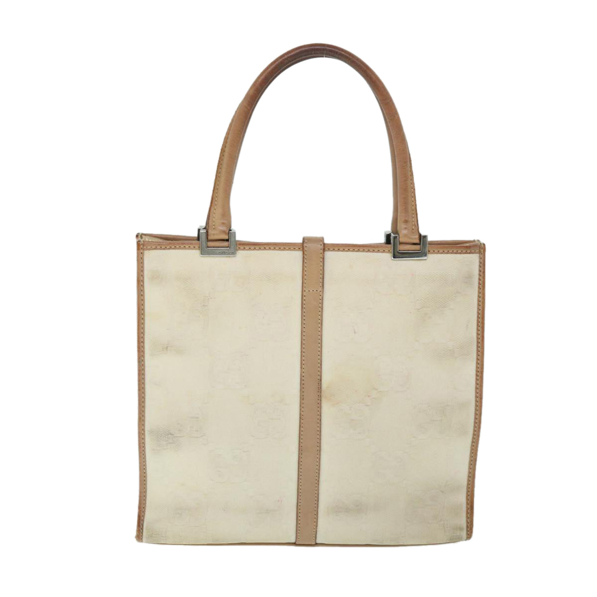 GUCCI GG Canvas Jackie Hand Bag Beige Brown 54800