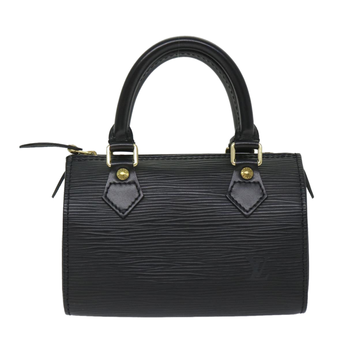 LOUIS VUITTON Epi Mini Speedy Hand Bag 2way SPO Black LV 56796SM