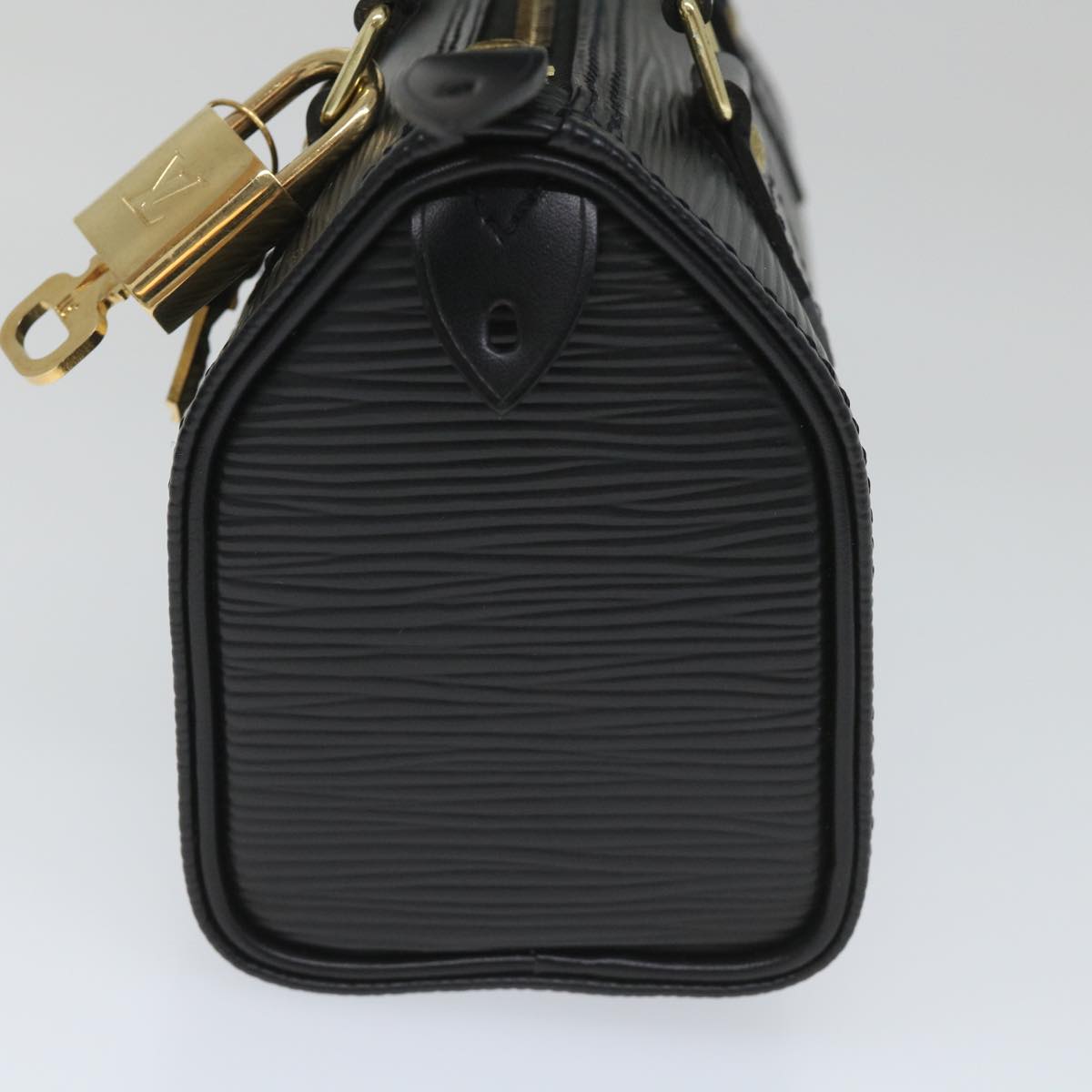 LOUIS VUITTON Epi Mini Speedy Hand Bag 2way SPO Black LV 56796SM