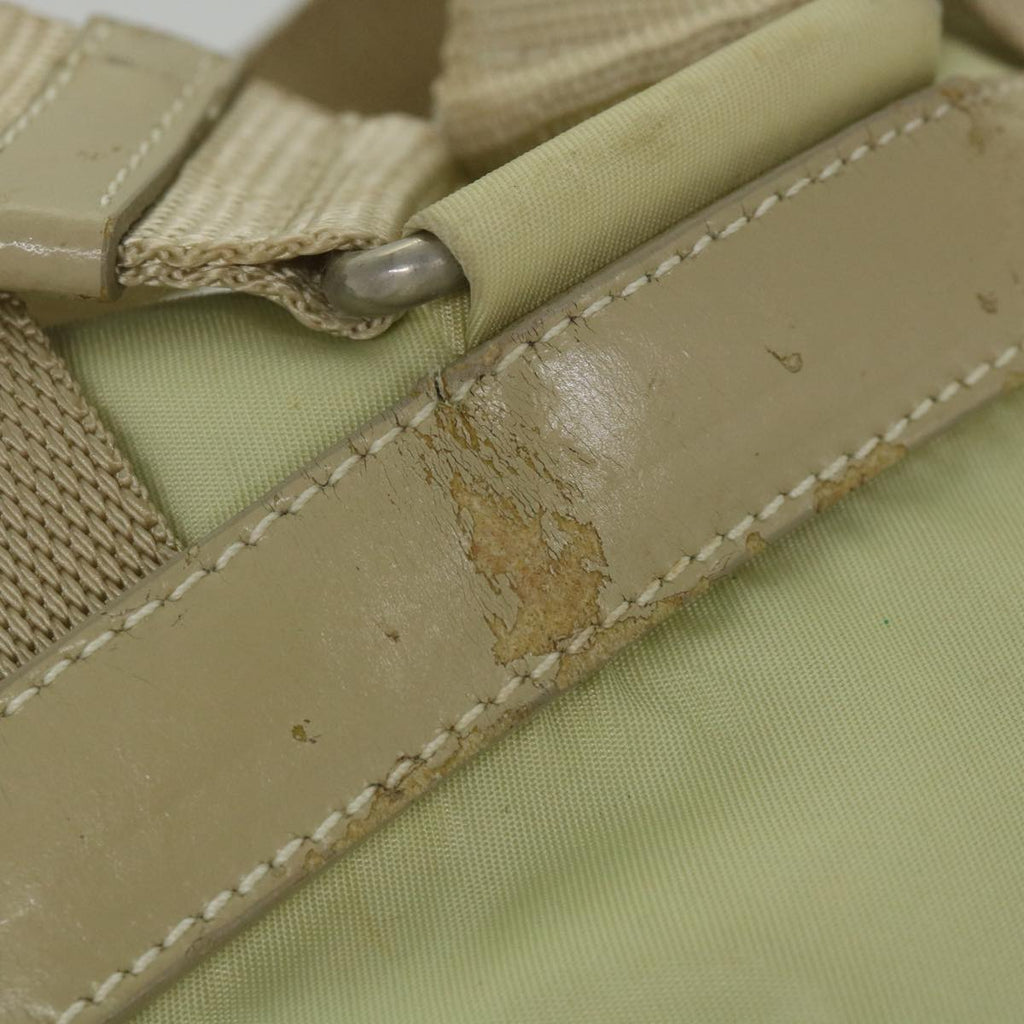 PRADA Backpack Nylon Cream 59222
