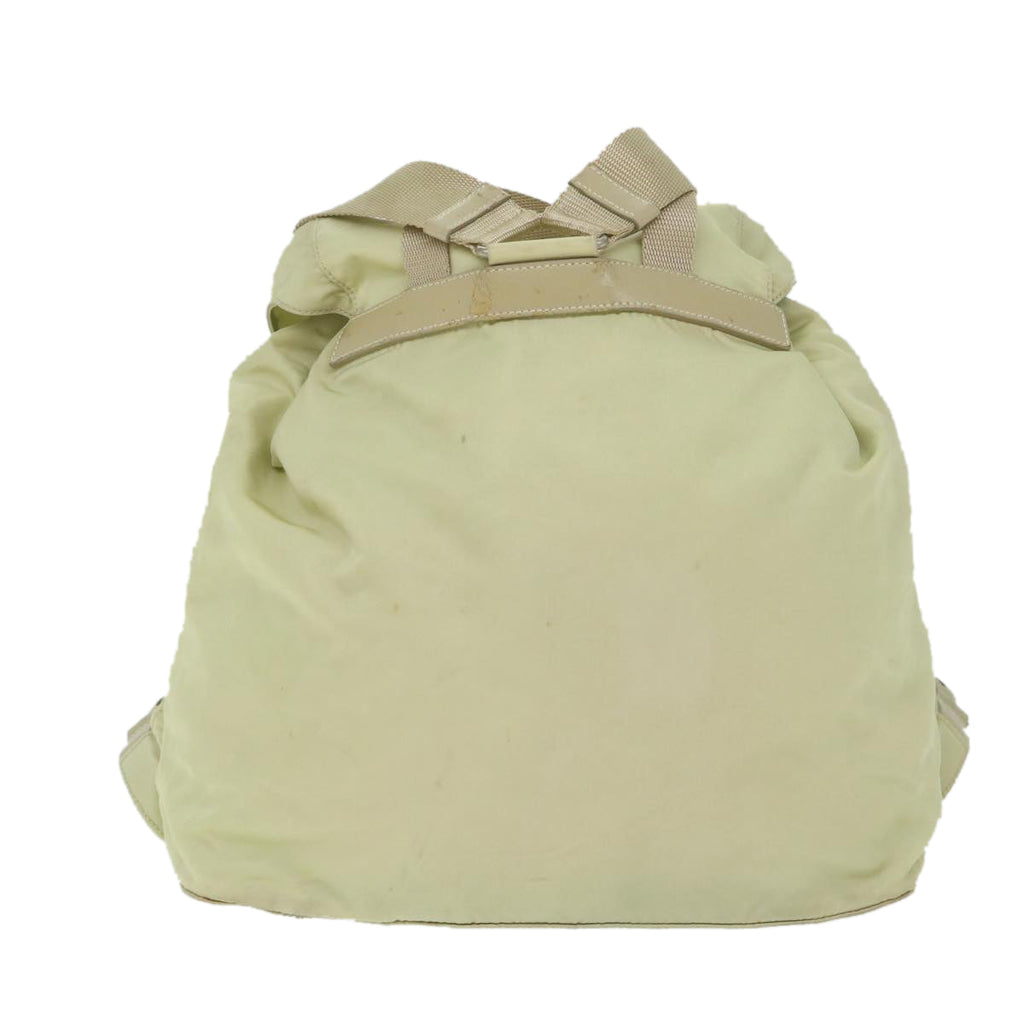 PRADA Backpack Nylon Cream 59222