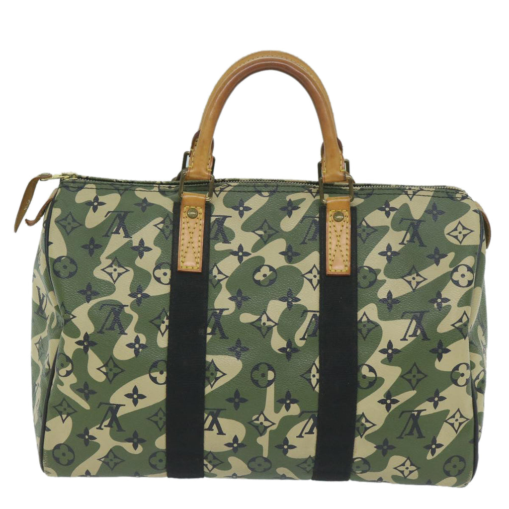 LOUIS VUITTON Camouflage Takashi Murakami Speedy 35 Hand Bag M95773 59356SM