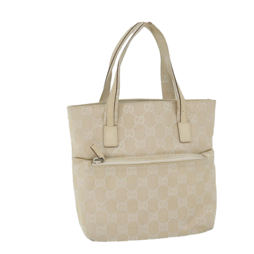 GUCCI GG Canvas Hand Bag Cream 002 1079 001998 59559