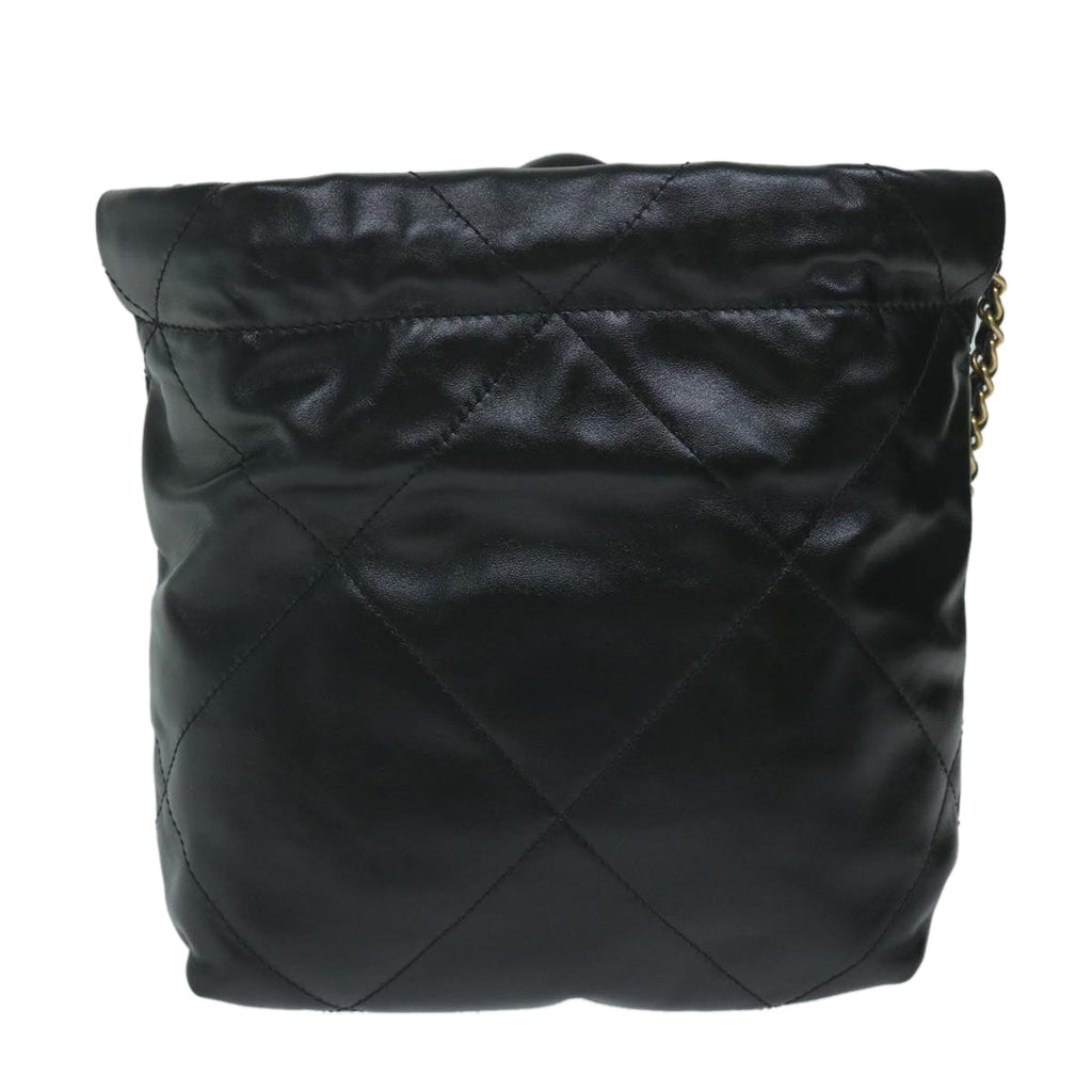 CHANEL CHANEL 22 Chain Hand Bag Leather Black AS3980 CC 59889SM