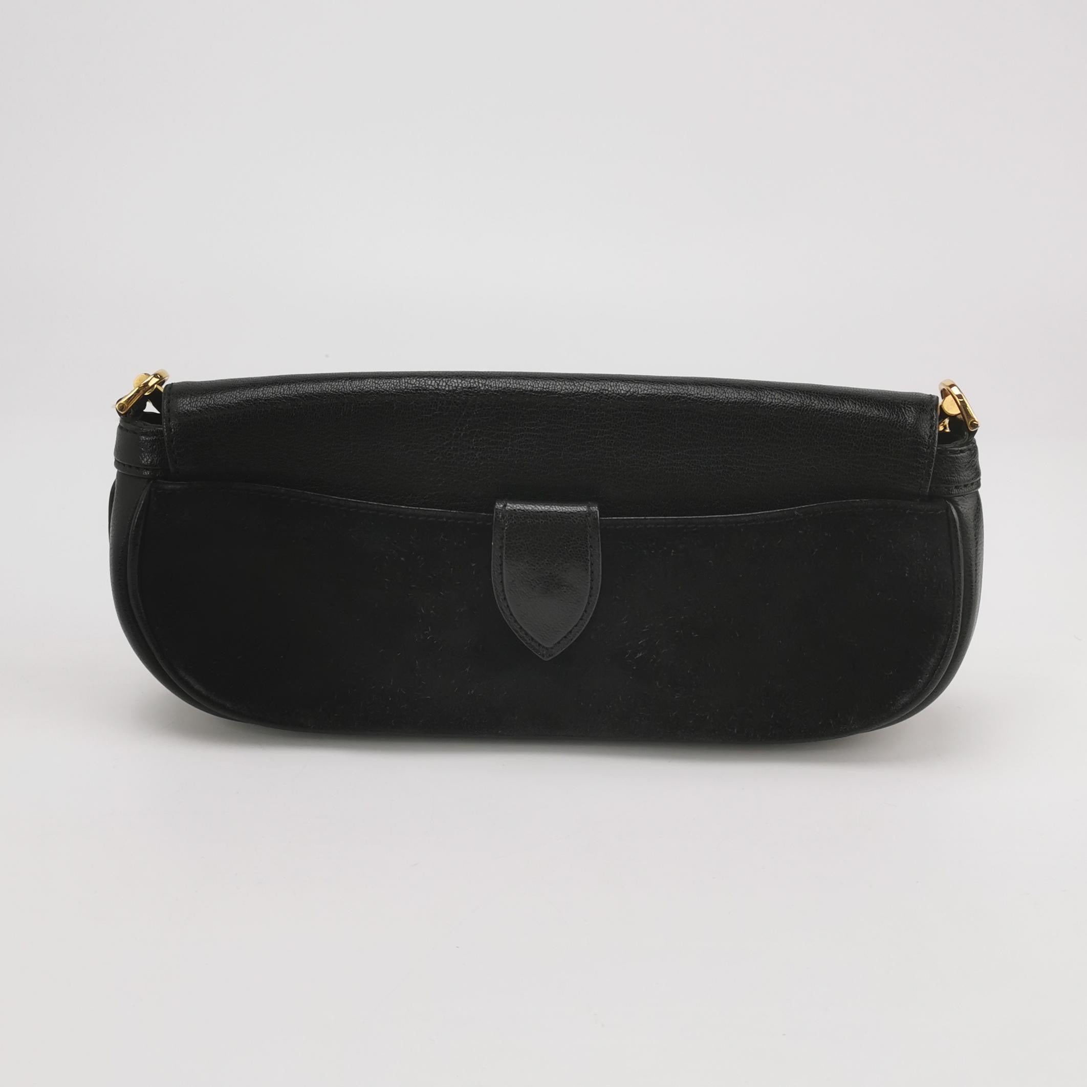 Louis Vuitton Avant-Garde Pochette Clutch Suede Leather Crystal Logo, 2011