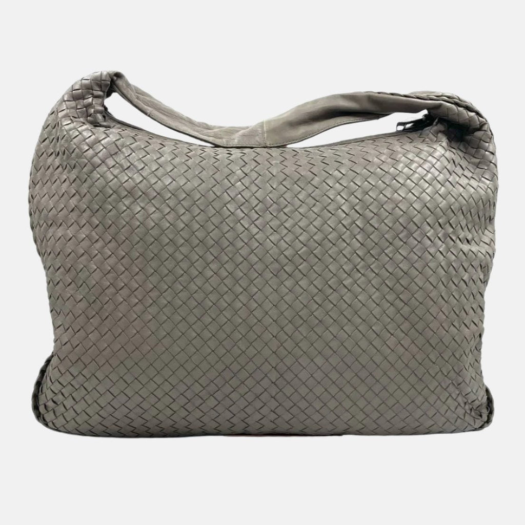 Bottega Veneta Hobo Bag Large Grey Lambskin leather 53cm