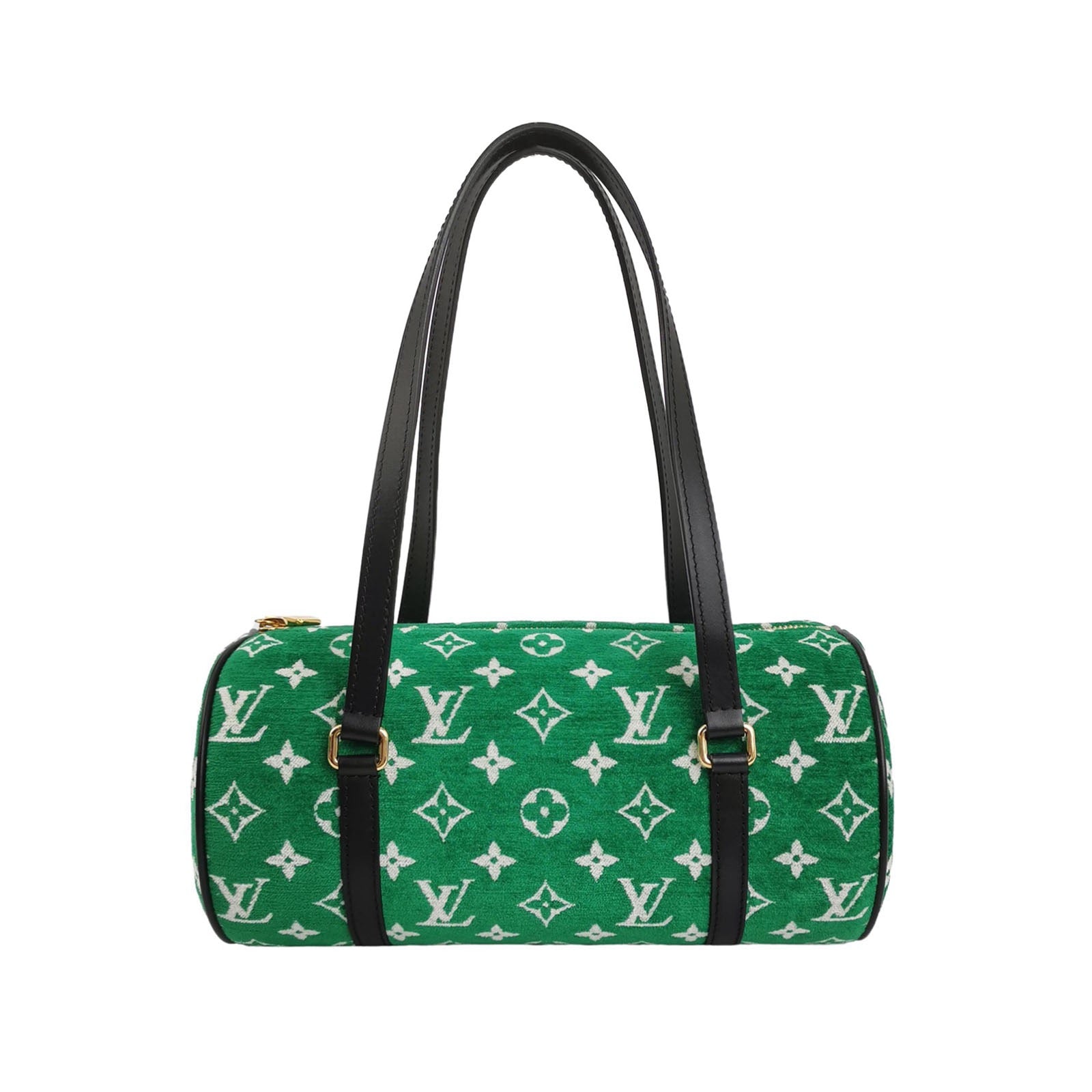 Louis Vuitton Papillon Trunk 26 Green Monogram Velvet and Leather