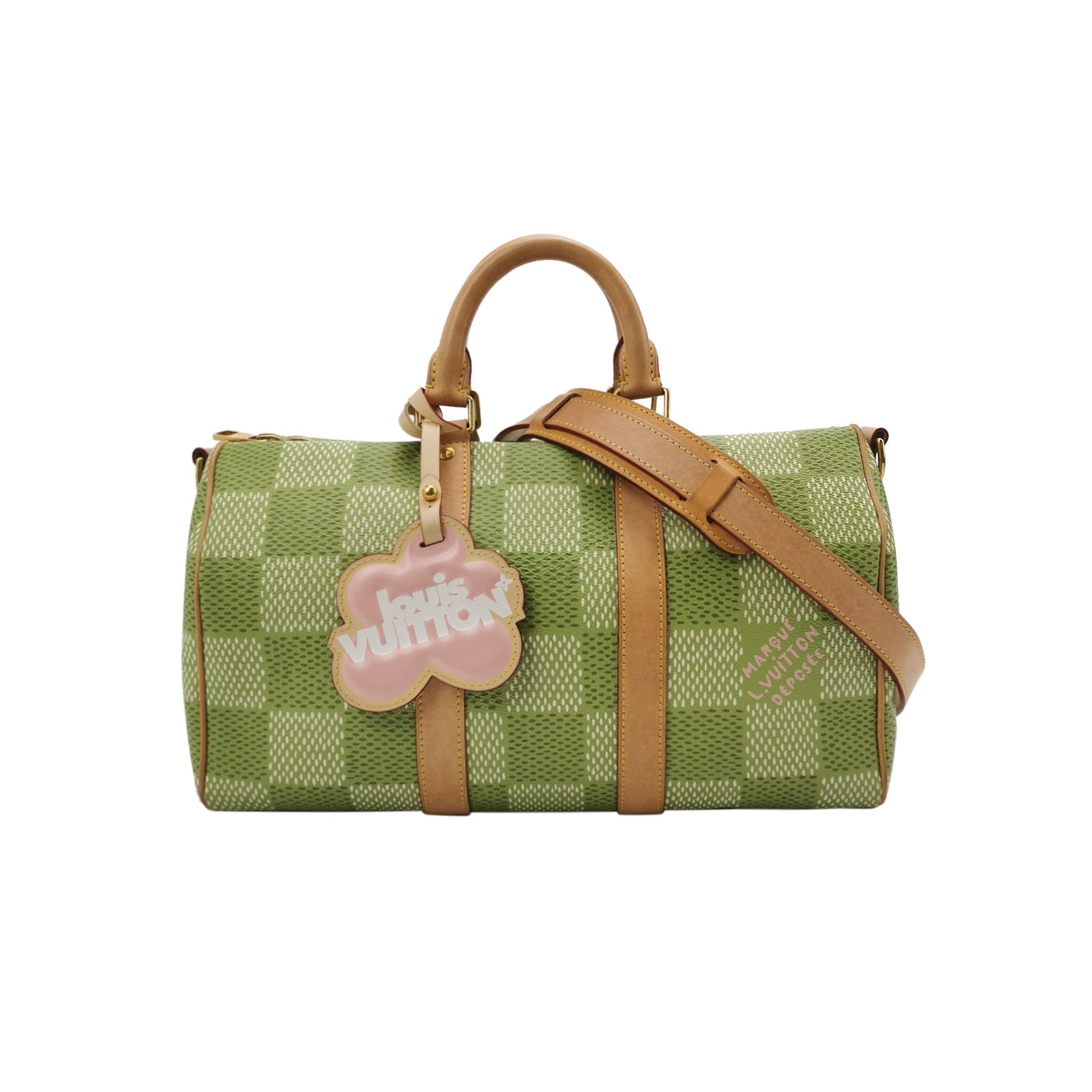 Louis Vuitton by Tyler, The Creator Green Damier Golf Keepall 35 Bandouliere
