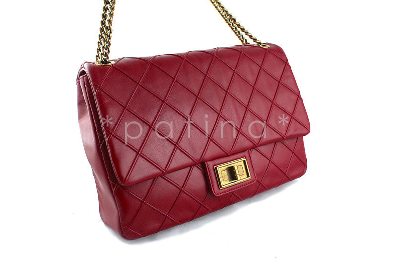 Chanel Red Jumbo Reissue Cosmos Flap Bag