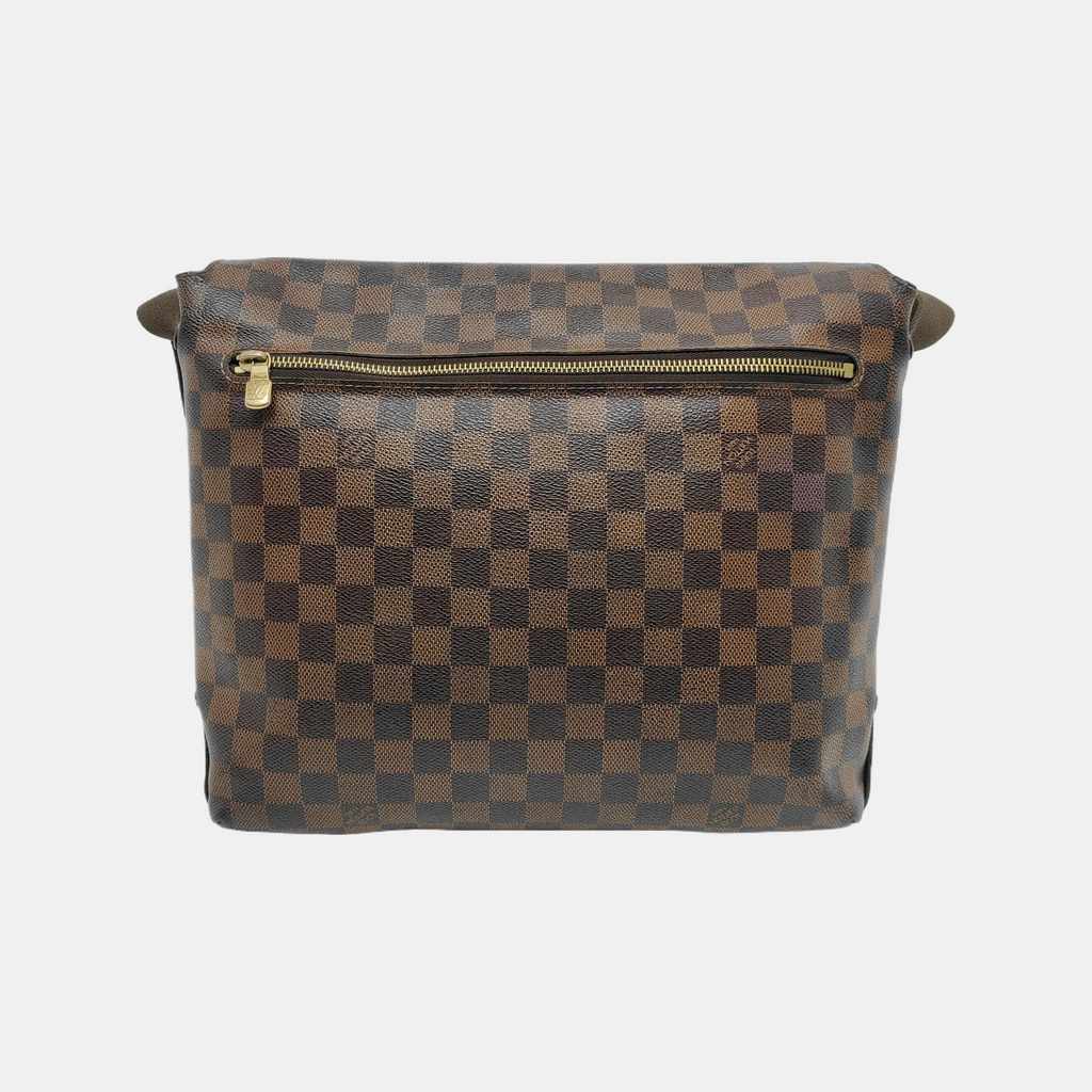 Louis Vuitton Brooklyn Messenger Bag Brown Damier Ebene Monogram