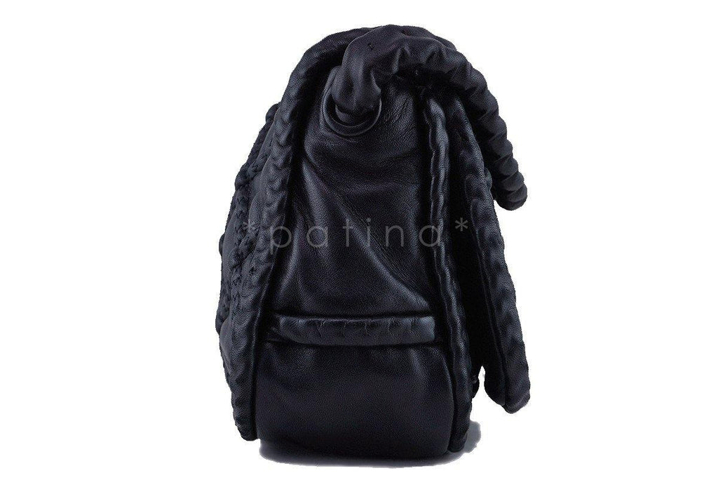 Chanel Black Hidden Chain Jumbo Luxury Flap Bag