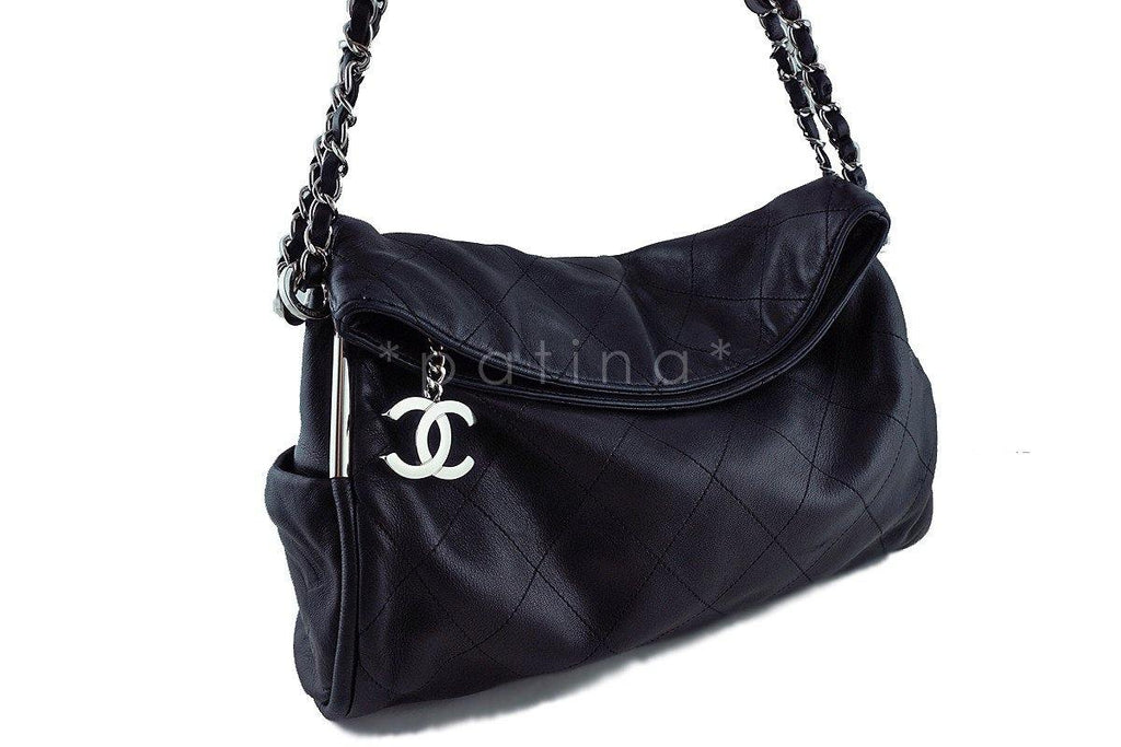 Chanel Black Lambskin Quilted Ultimate Soft Flap  Bag
