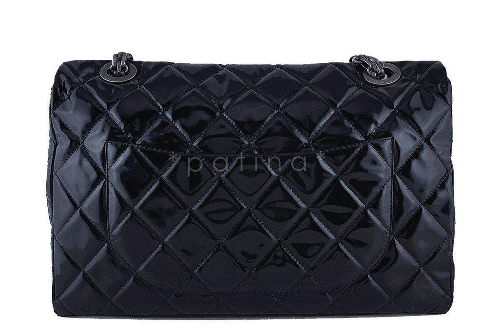 Chanel Black 19in. Black Gigantic Jumbo XXL Reissue Flap Bag