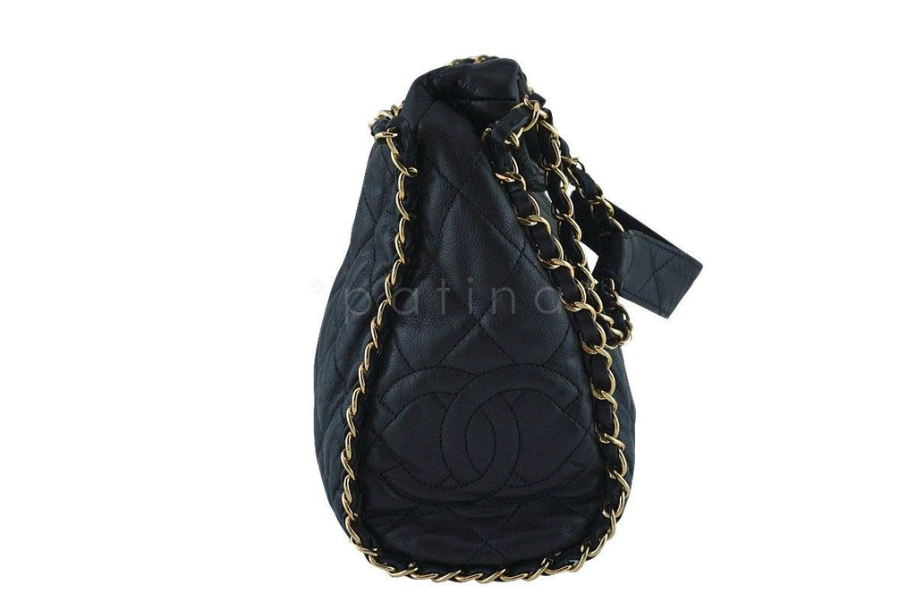 Chanel Black Quilted Ultimate Soft Luxe Chain Around Bag GHW
