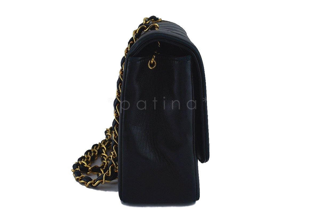 Chanel Black Vintage Quilted Classic "Diana" Shoulder Flap Bag