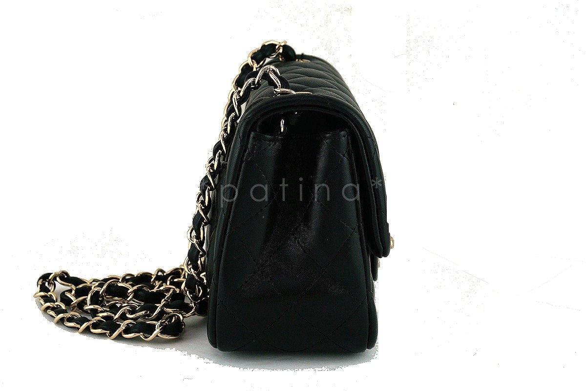 NWT Chanel Black Classic Quilted Square Mini 2.55 Flap Bag, GHW