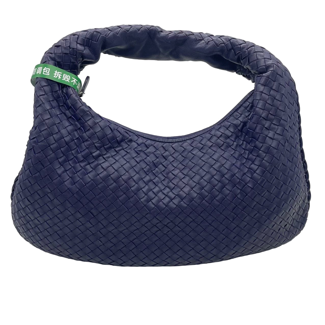 Bottega Veneta Hobo Bag Lambskin leather Navy Medium 47cm