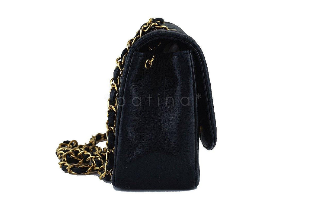 Chanel Black Vintage Quilted Classic "Diana" Shoulder Flap Bag