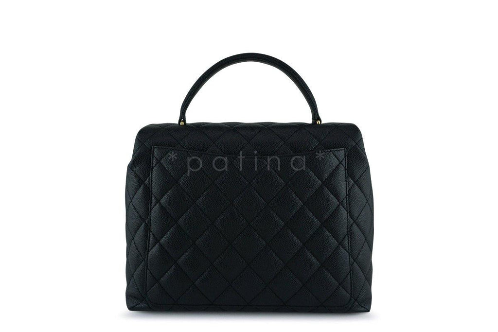 Chanel Black 2.55 Classic Quilted Kelly Flap Bag GHW