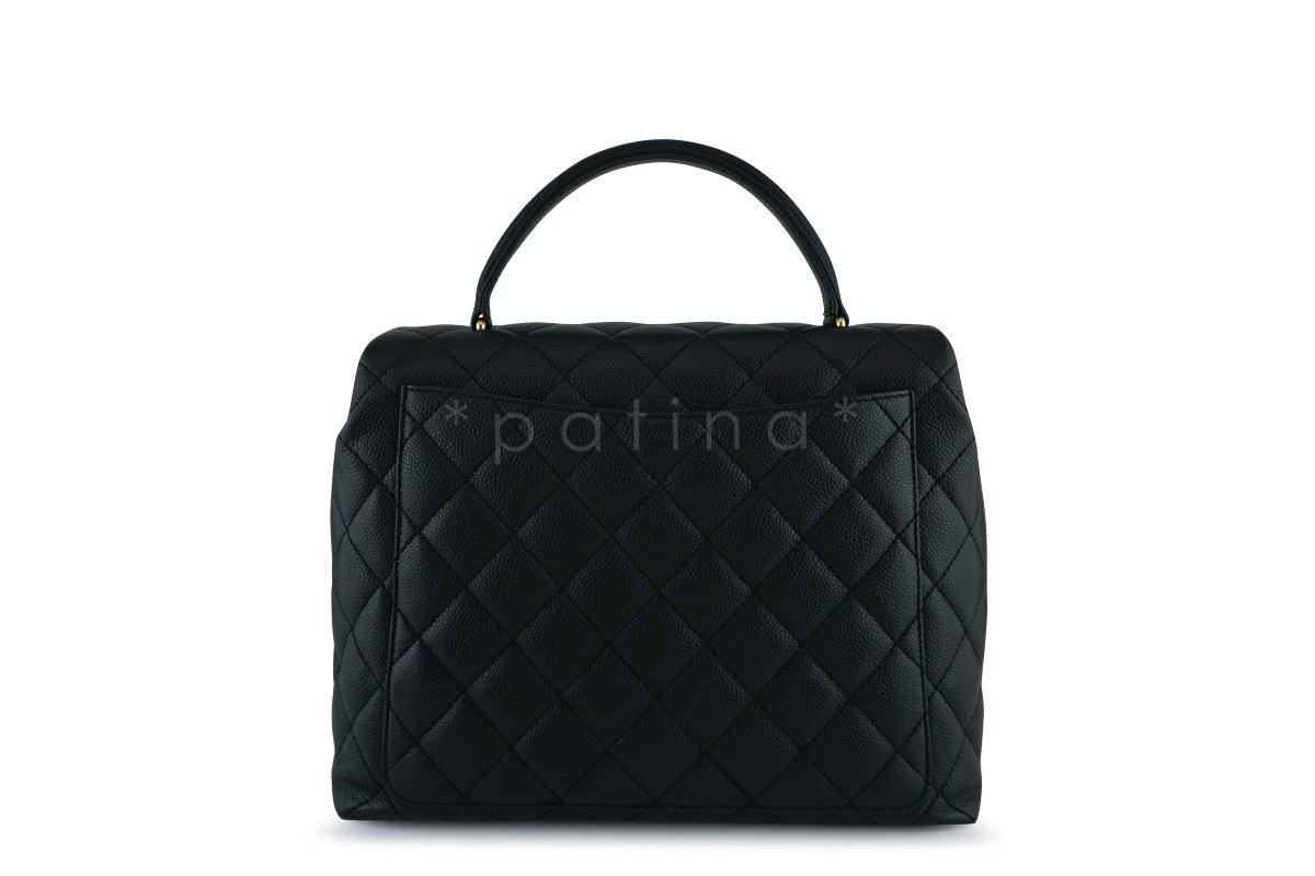 Chanel Black 2.55 Classic Quilted Kelly Flap Bag GHW