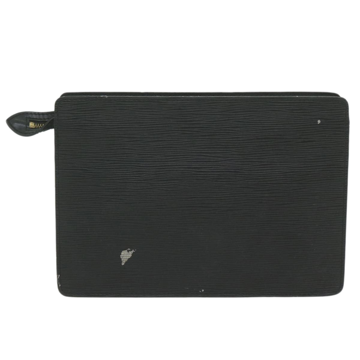 LOUIS VUITTON Epi Pochette Homme Clutch Bag Black M52522 LV 62494