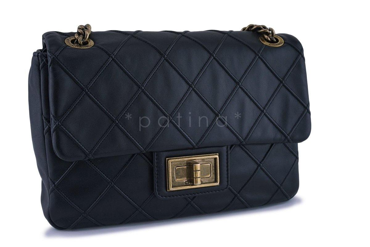 Chanel Black Reissue Classic Cosmos Flap Bag