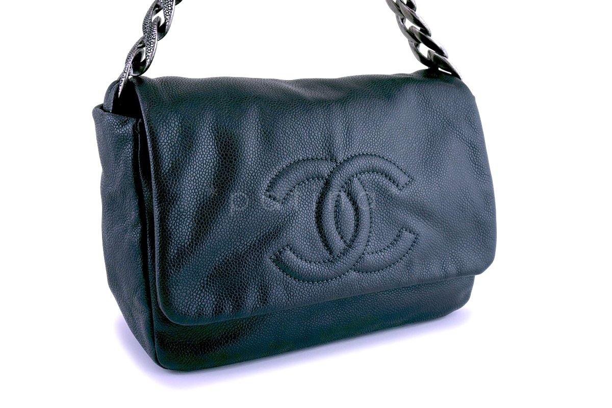 Chanel Gray Caviar 31 Timeless Flap Bag