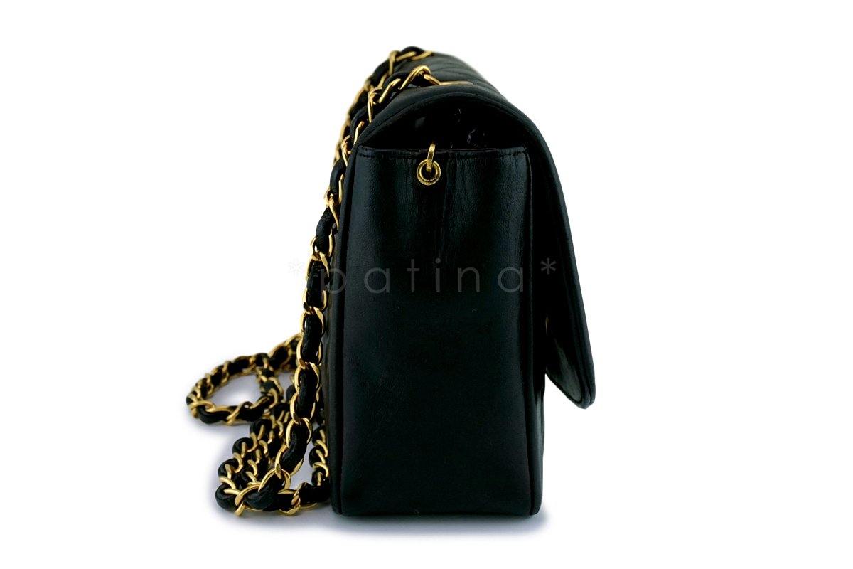 Chanel Black Vintage Quilted Classic "Diana" Shoulder Flap Bag