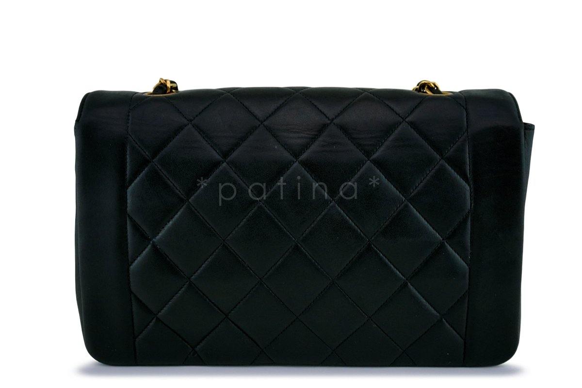 Chanel Black Vintage Quilted Classic "Diana" Shoulder Flap Bag