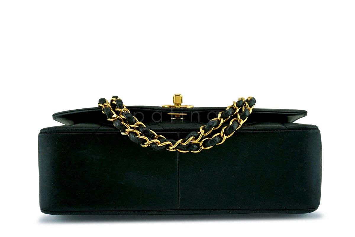 Chanel Black Vintage Quilted Classic "Diana" Shoulder Flap Bag