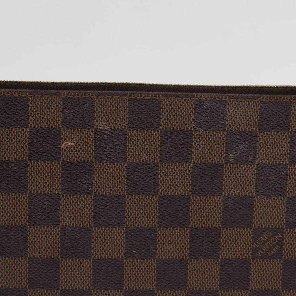 LOUIS VUITTON Damier Ebene Neverfull MM Pouch Accessory Pouch LV 63478