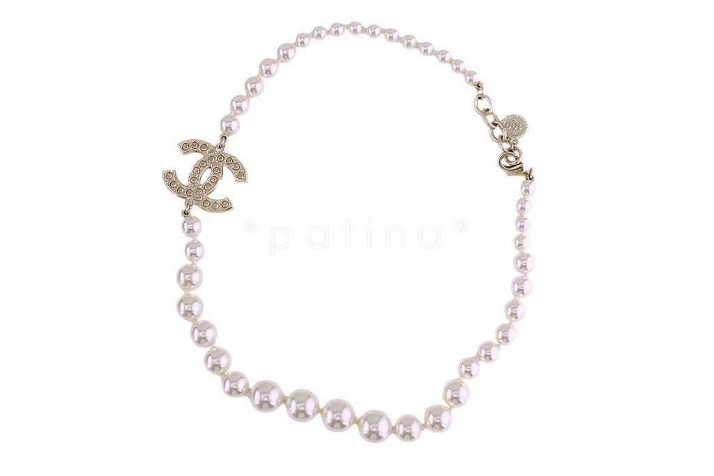 NIB Chanel 100th Anniversary Pearl Classic CC Choker Necklace A64757