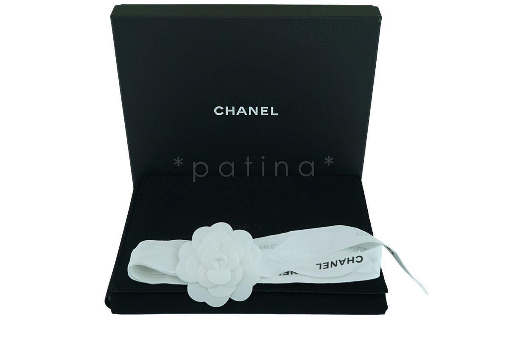 NIB Chanel Timeless Classic 42" 5-Crystal CC Pearl Long Necklace SHW A36121