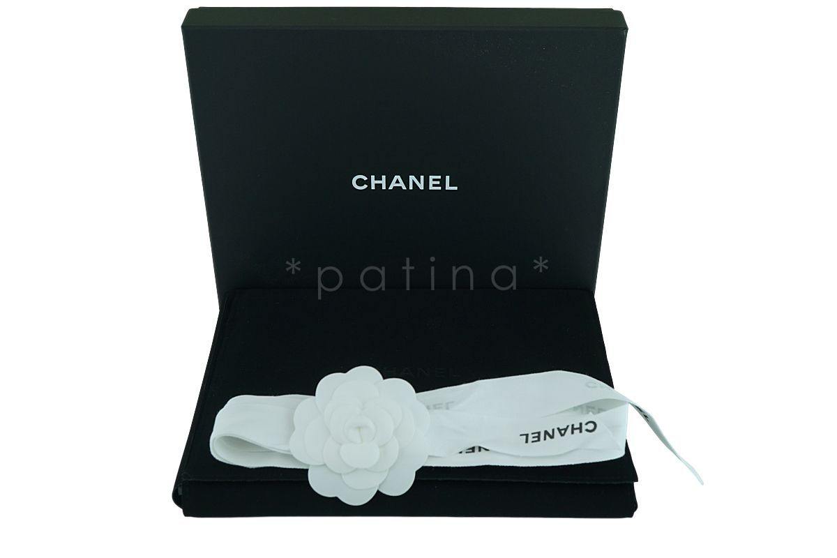 NIB Chanel Timeless Classic 42" 5-Crystal CC Pearl Long Necklace SHW A36121