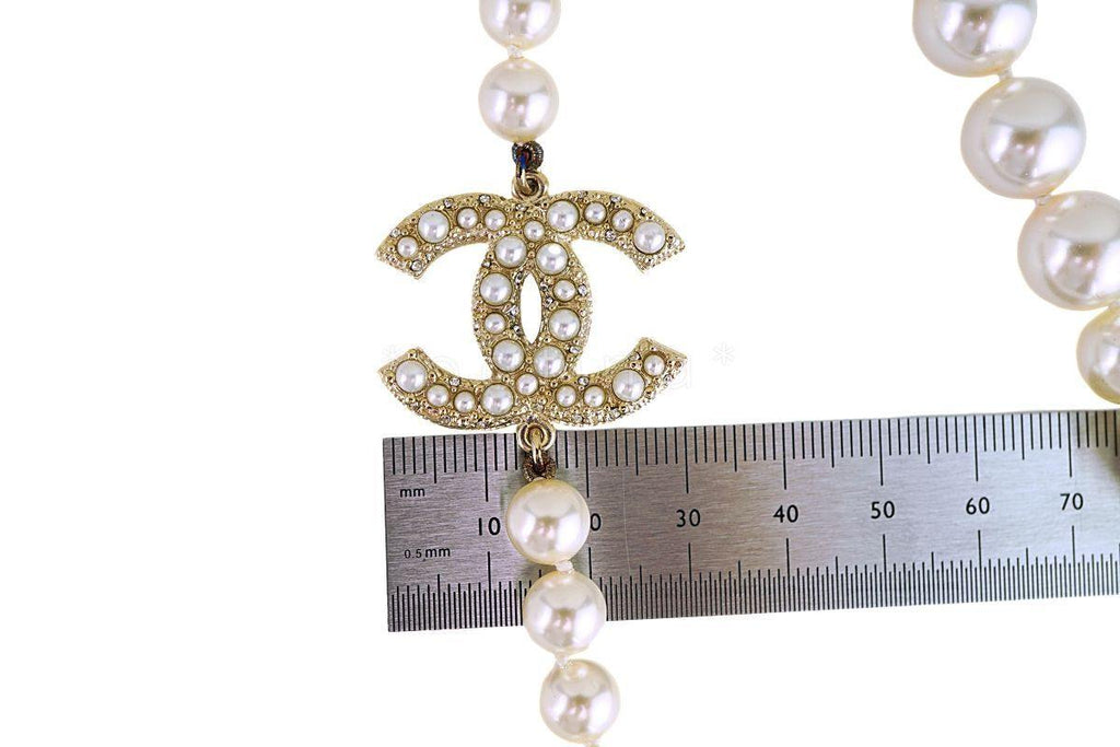 Chanel 100th Anniversary Pearl Classic CC Choker Necklace A64757