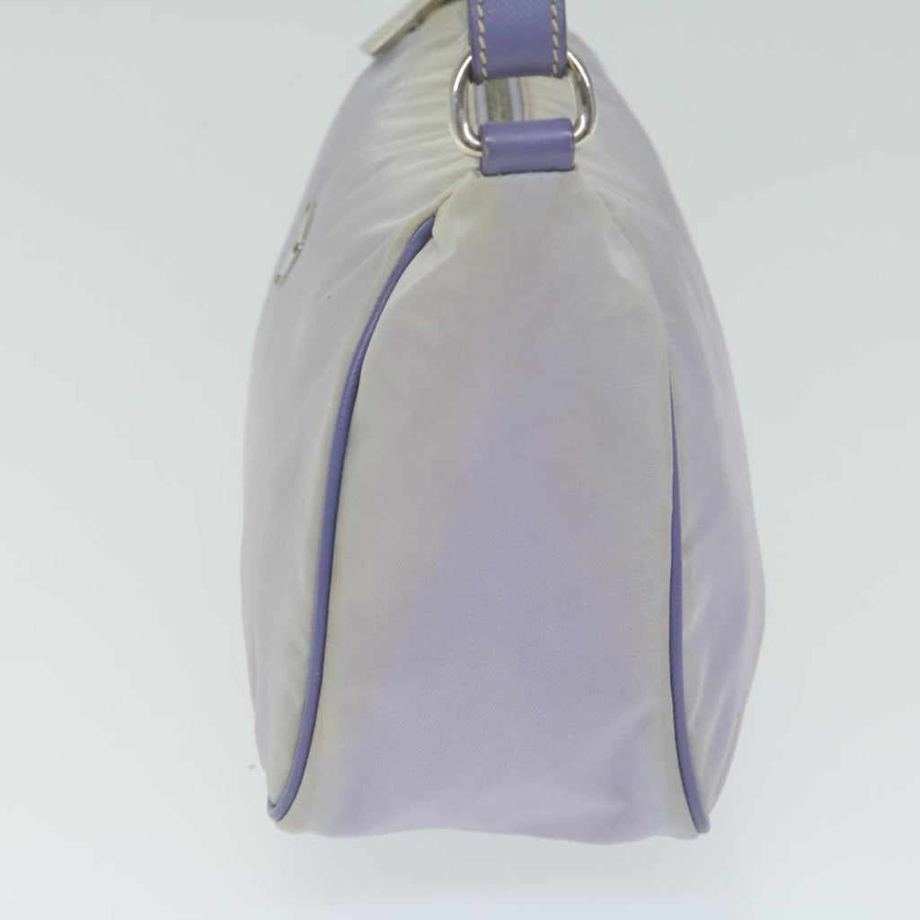PRADA Accessory Pouch Nylon Purple 63925