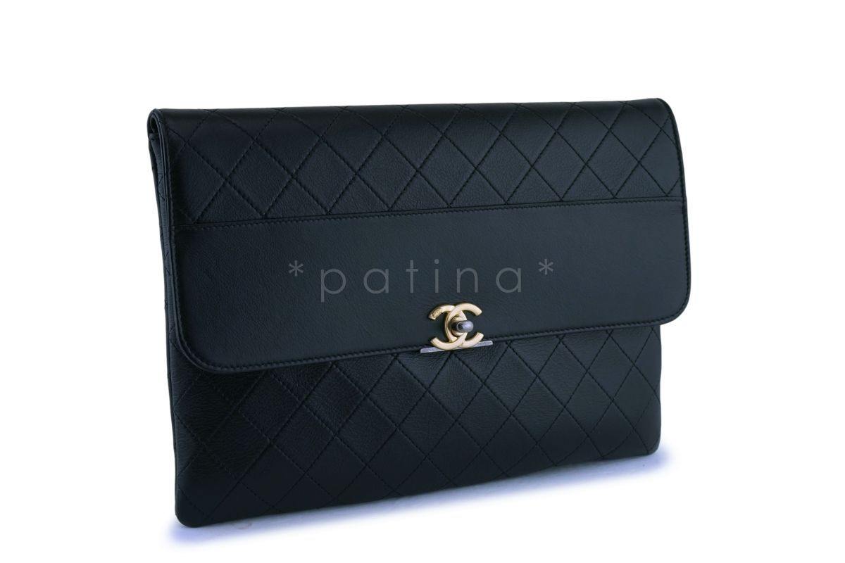 NIB Chanel Timeless O Case Classic Timeless Clutch Bag