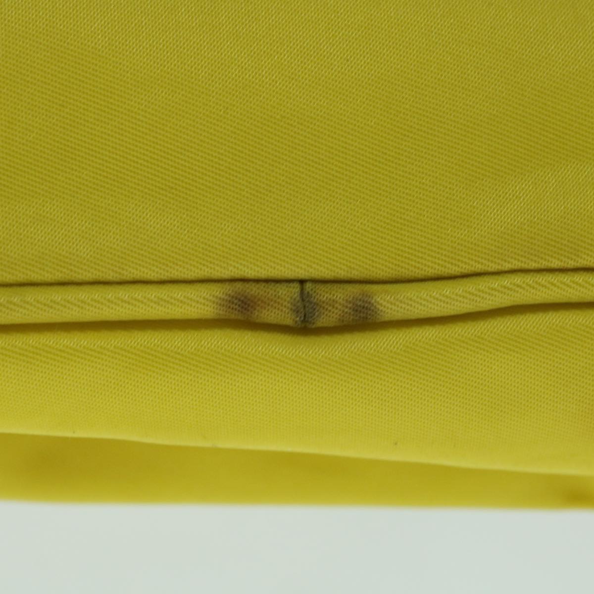 PRADA Accessory Pouch Nylon Yellow 64205