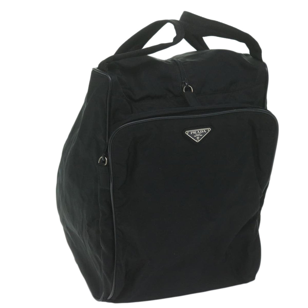 PRADA Hand Bag Nylon Black 64366