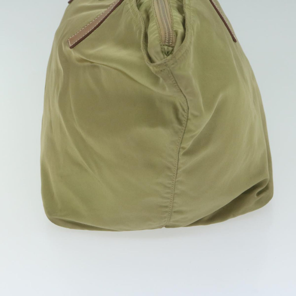 PRADA Tote Bag Nylon Beige 64649
