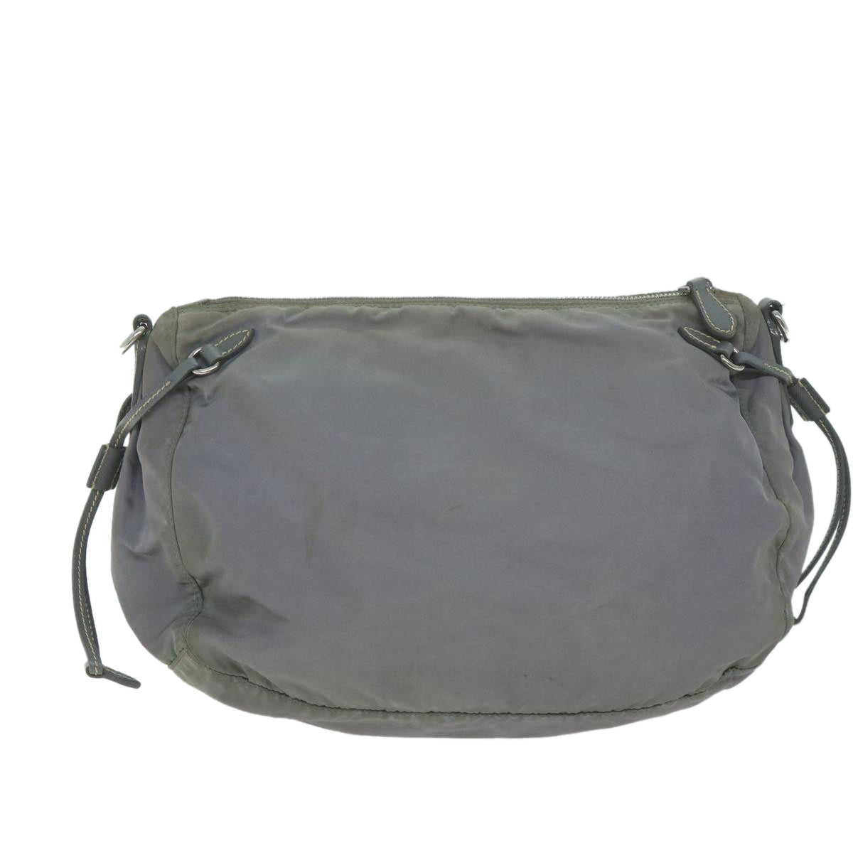 PRADA Shoulder Bag Nylon Gray 64759
