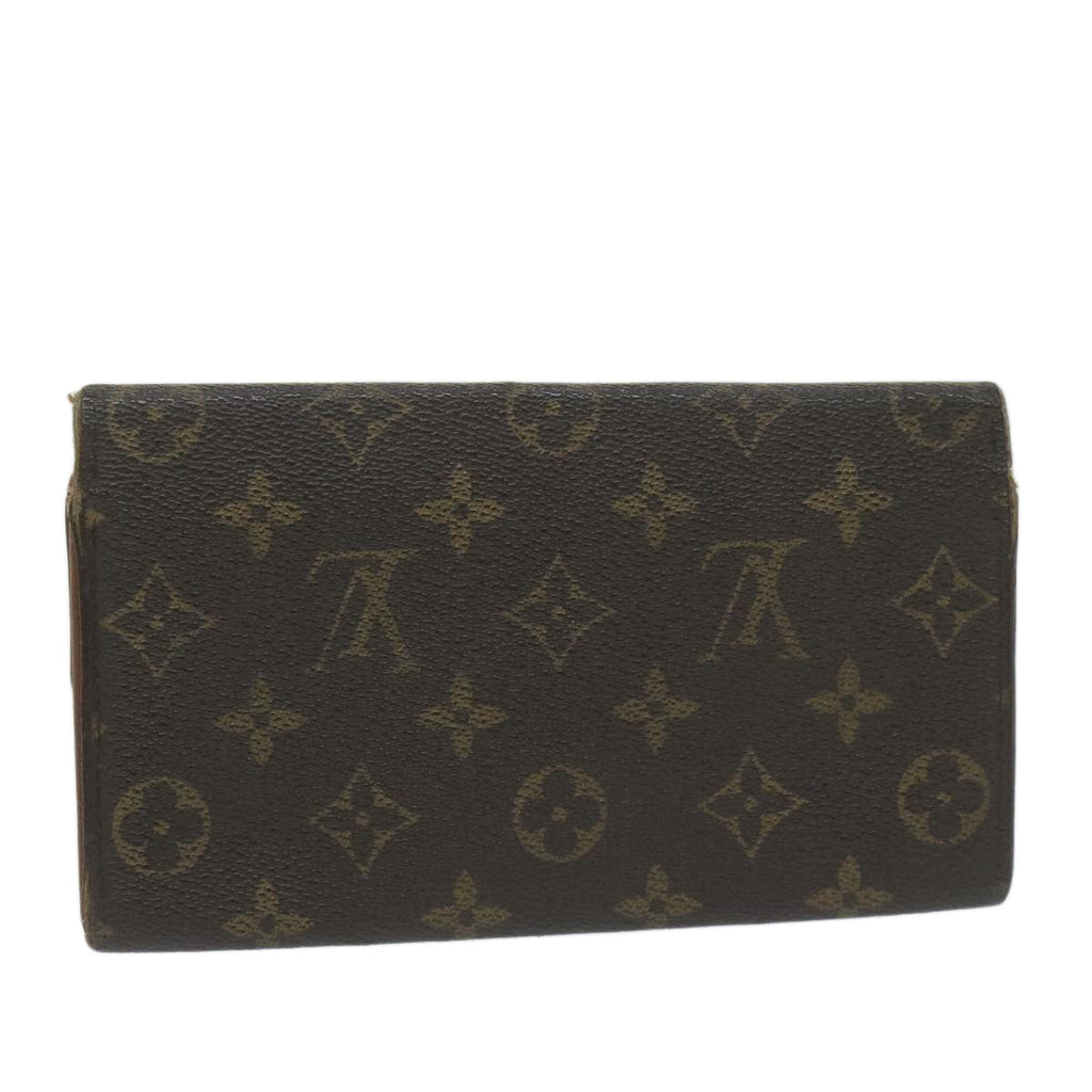 LOUIS VUITTON Monogram Pochette Porte Monnaie Credit Wallet M61725 LV 65040